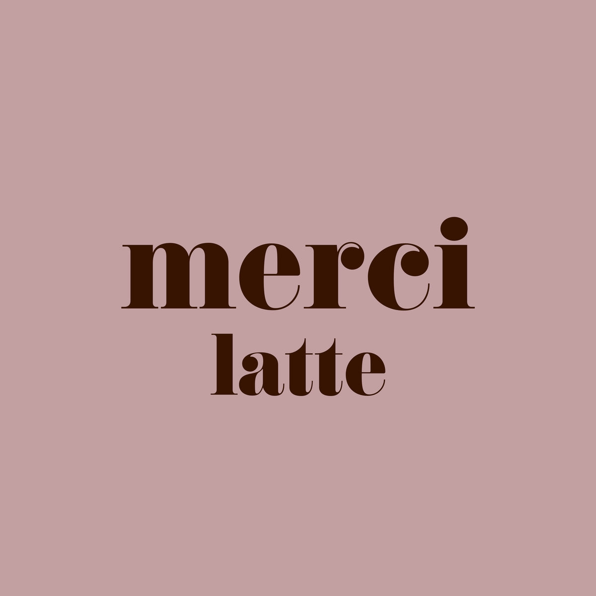 new item – merci latte