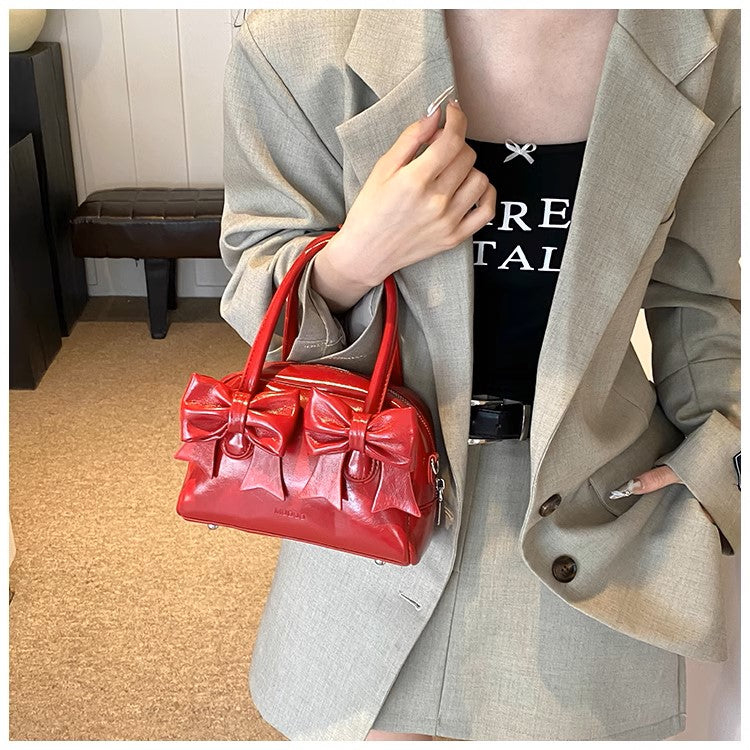 可愛いわたしの味方リボンミニボストンバッグ_N1745 – merci latte