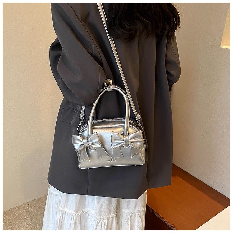 ハンドメイド よくばりマルシェのミニボストン ハンドメイド よくばり