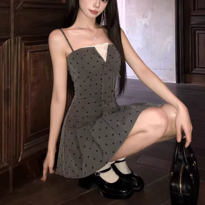 着用2回】MILLY フィットアンドフレア♡ヌーディレースワンピース