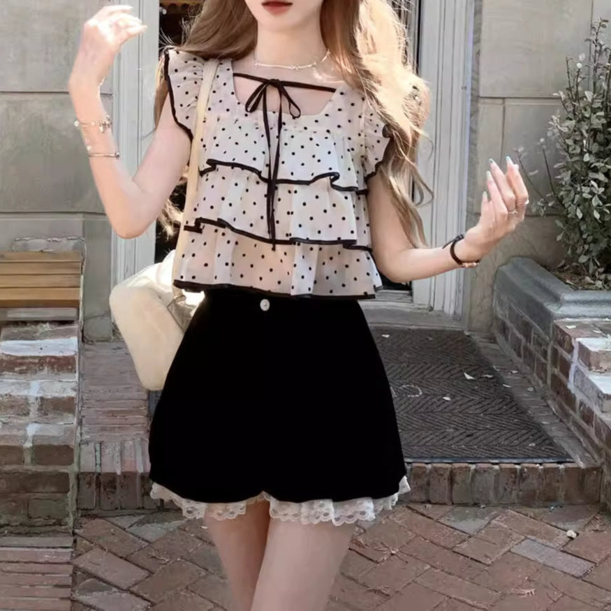 ピアノの音が似合うあの子のフリルショートパンツ_R0059 – merci