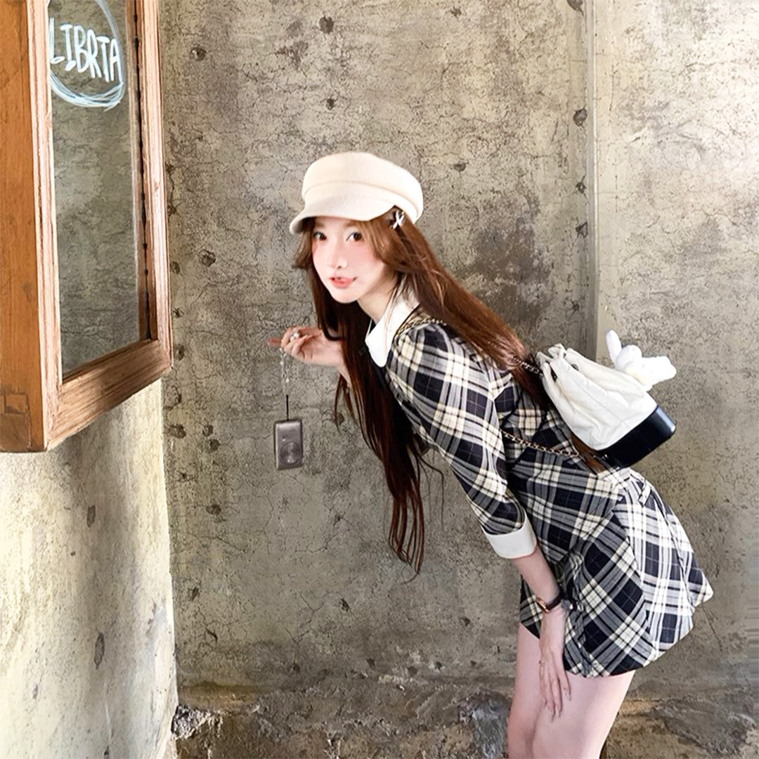 LIMITED COLLECTION】大好きな彼に会う日のチェック柄トップス_