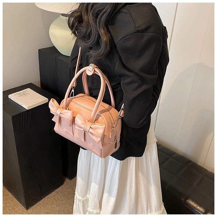 可愛いわたしの味方リボンミニボストンバッグ_N1745 – merci latte