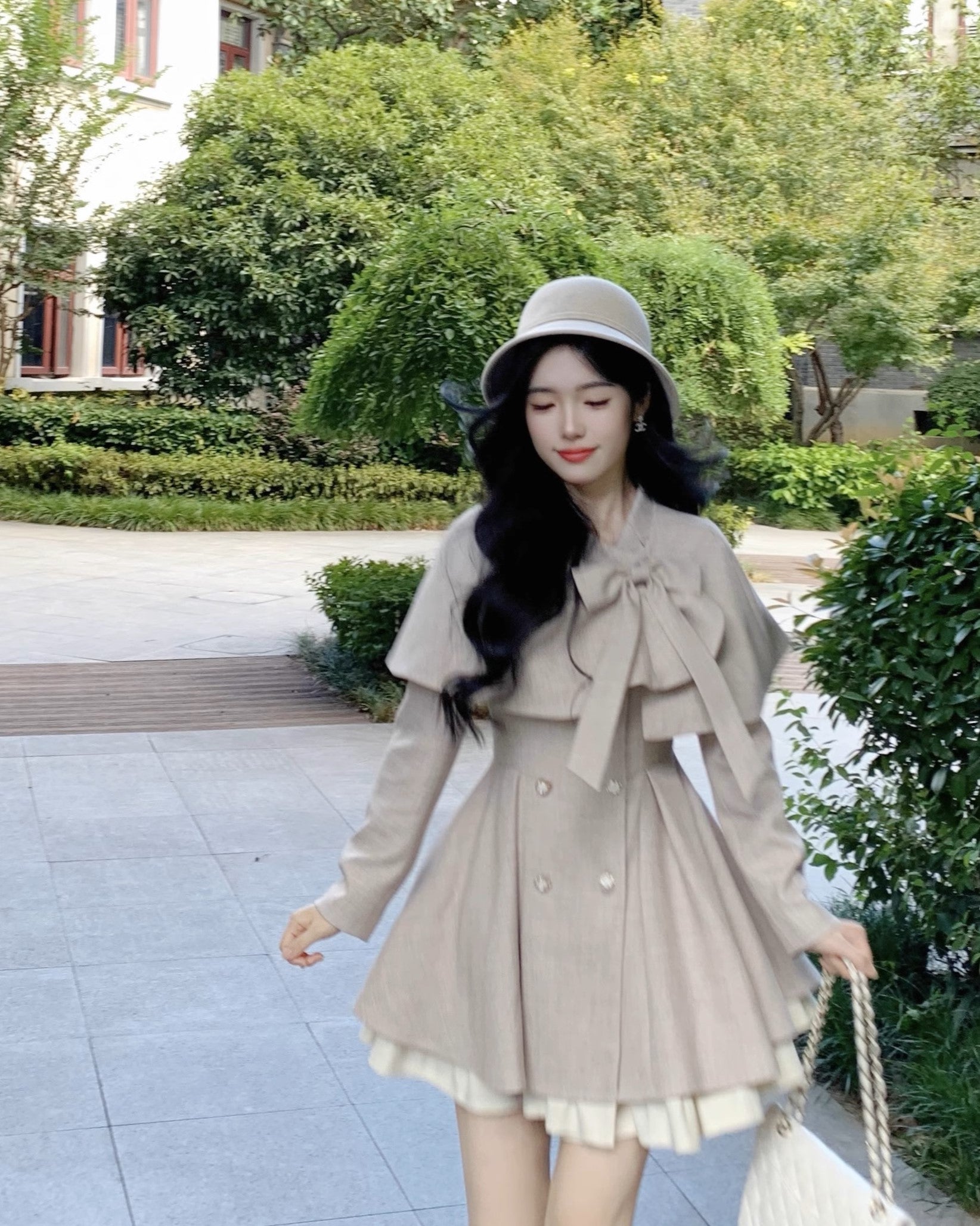 LIMITED COLLECTION】もっとずっと可愛いあの子のケープ付きコート