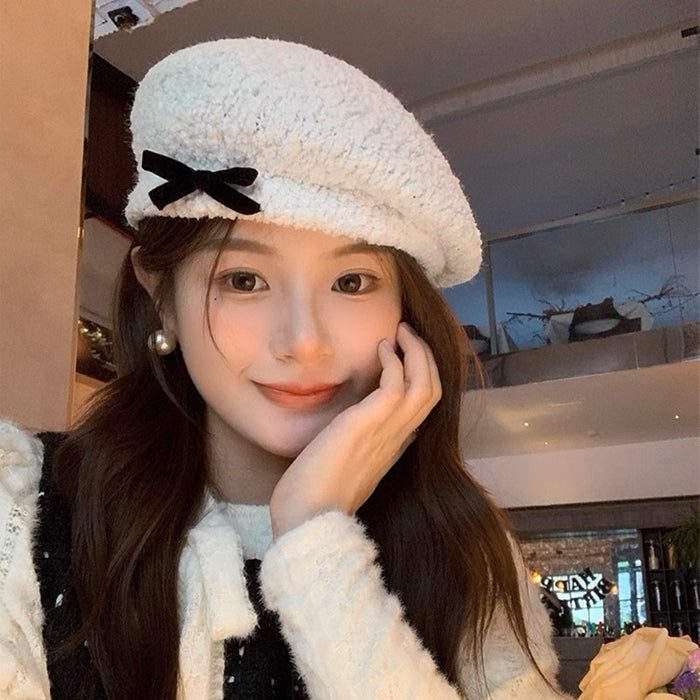 自分の道を進むあの子のボアベレー帽_N1767 – merci latte