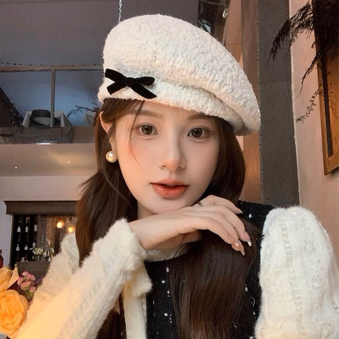 自分の道を進むあの子のボアベレー帽_N1767 – merci latte