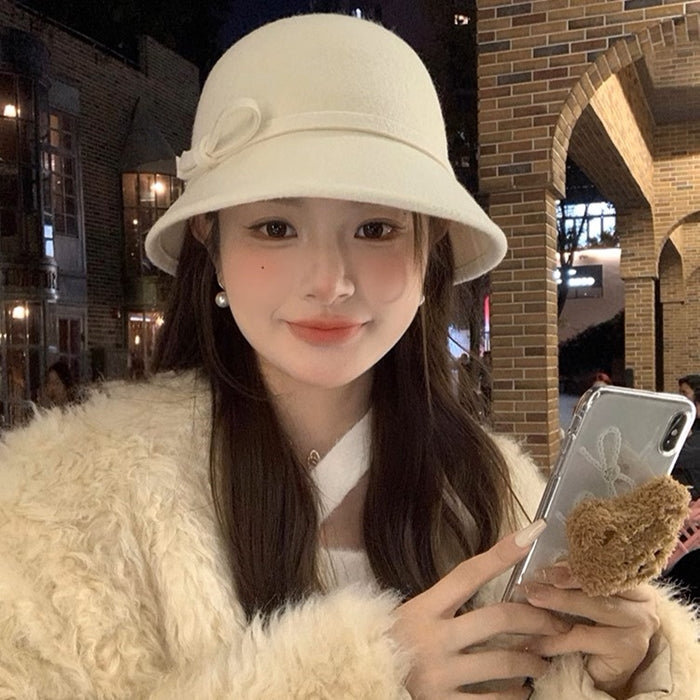 年上彼氏とパリ旅行へリボンベルトハット_N1766 – merci latte