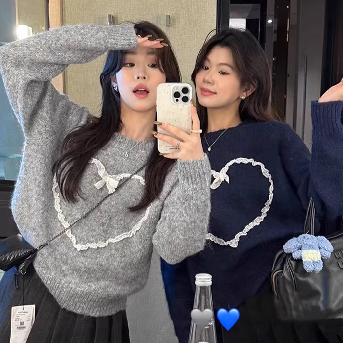 揺れる恋心のハートニットトップス_N1762 – merci latte